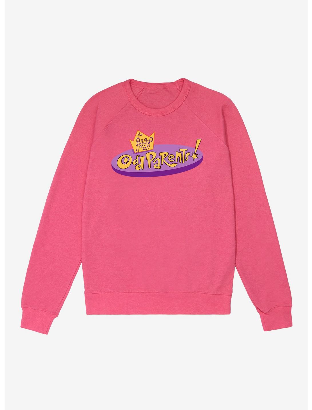 The Fairly OddParents The Fairly OddParents Logo French Terry Sweatshirt, HELICONIA HEATHER, hi-res