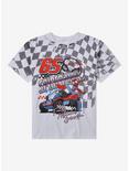 Marvel Spider-Man Racing Youth T-Shirt - BoxLunch Exclusive, RED  WHITE  BLUE, hi-res