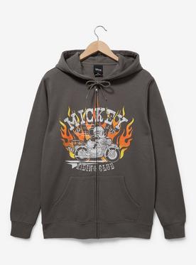 Disney Mickey Mouse Motorcycle Portrait Zippered Hoodie - BoxLunch Exclusive