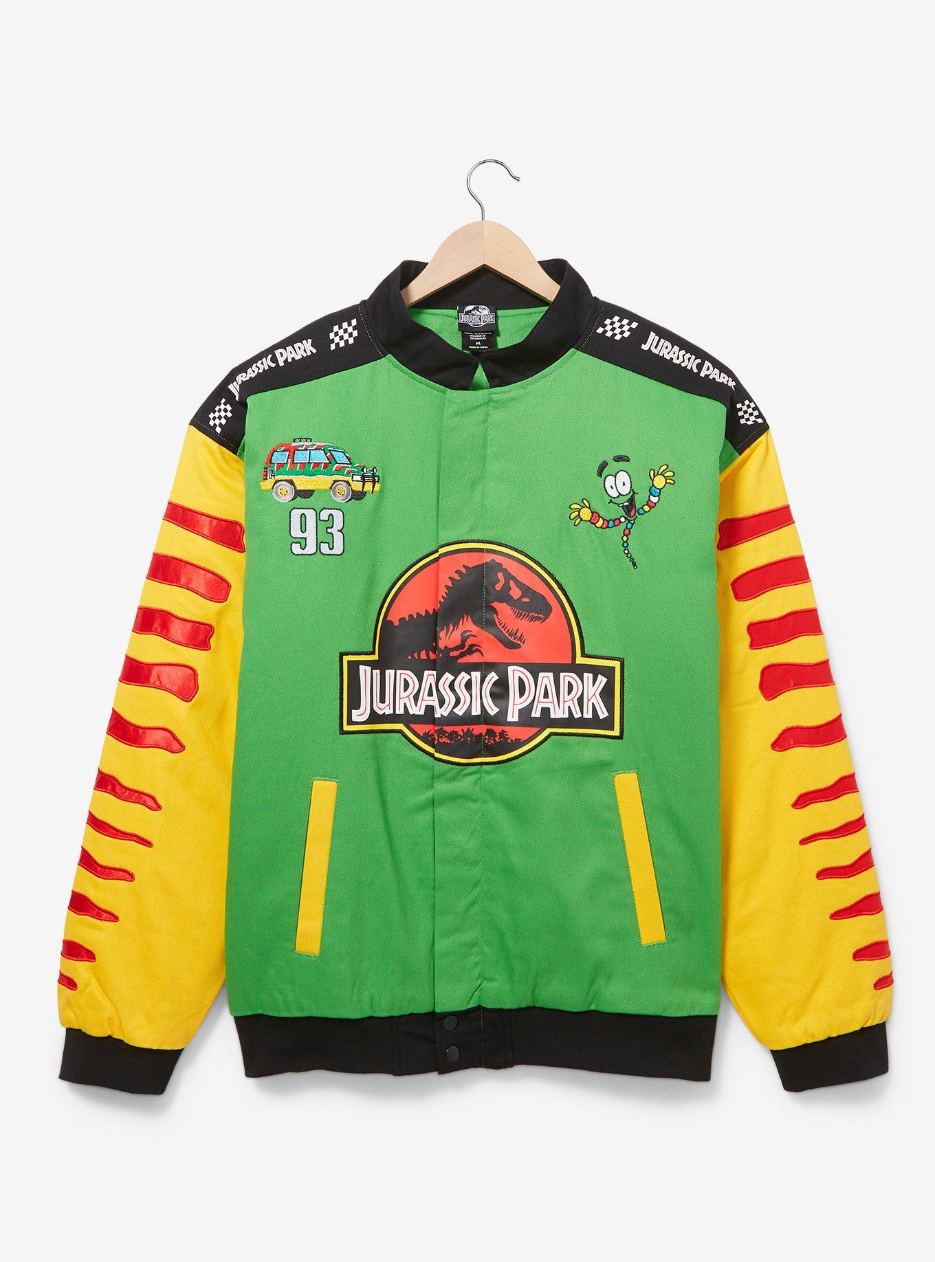 Jurassic Park Jeep Racing Jacket - BoxLunch Exclusive, GREEN, hi-res