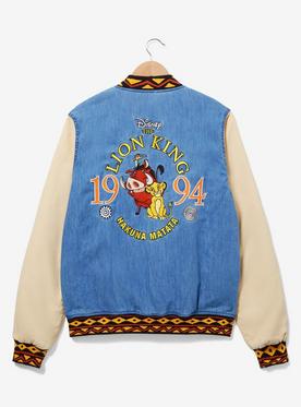 Disney The Lion King Denim Bomber Jacket - BoxLunch Exclusive