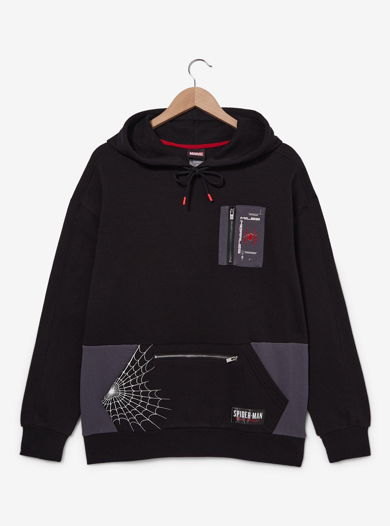 Marvel Spider-Man: Across the Spider-Verse Multi-Pocket Hoodie — BoxLunch Exclusive