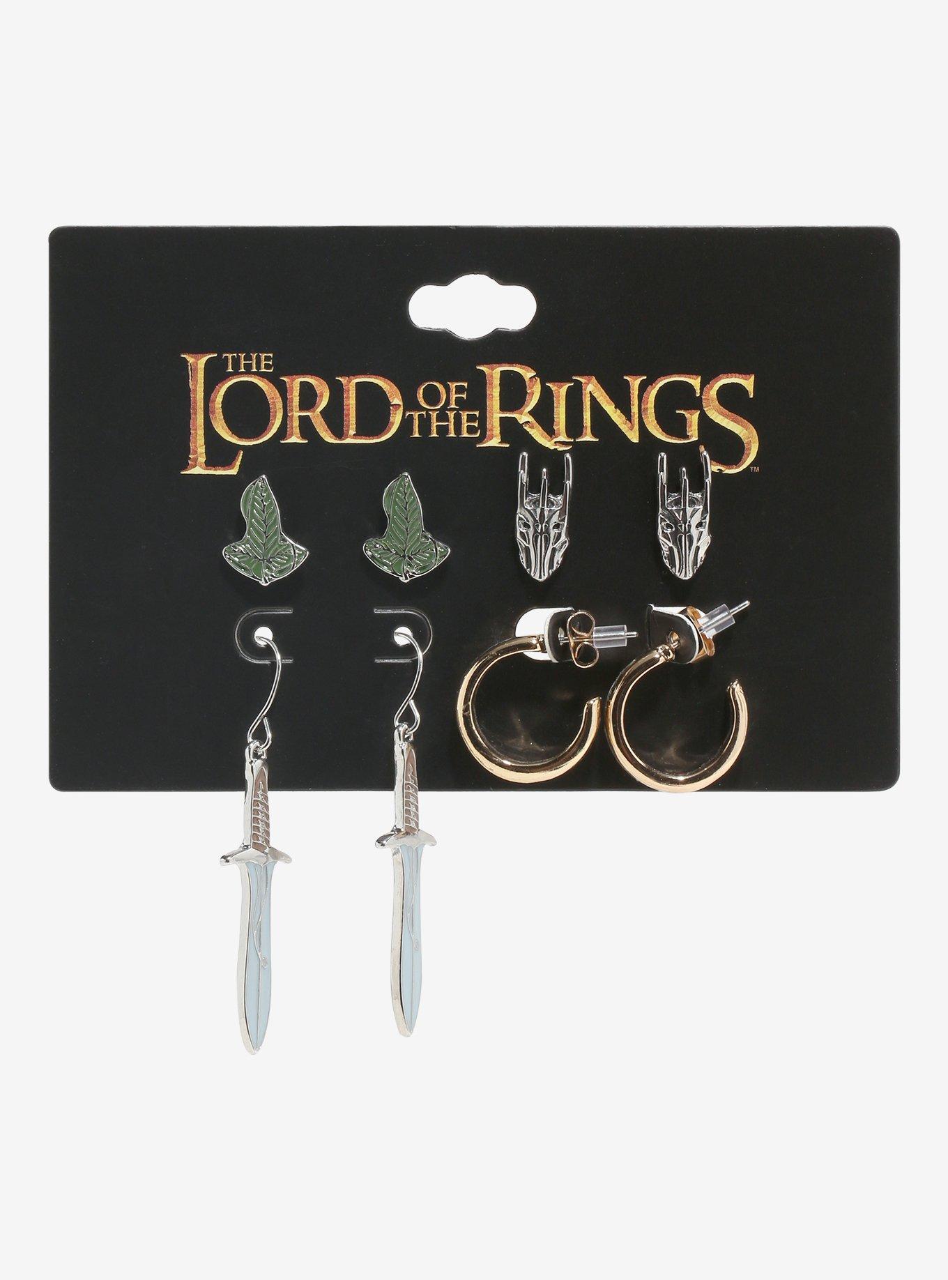 The Lord Of The Rings Icons Earring Set, , hi-res