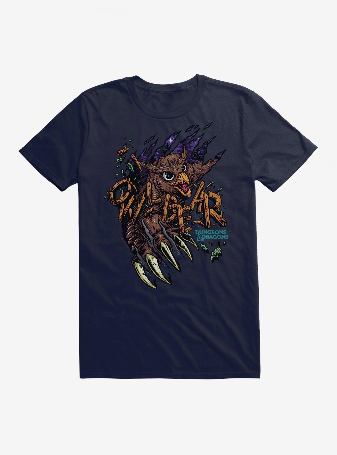 Dungeons And Dragons Owlbear T-Shirt, NAVY, hi-res