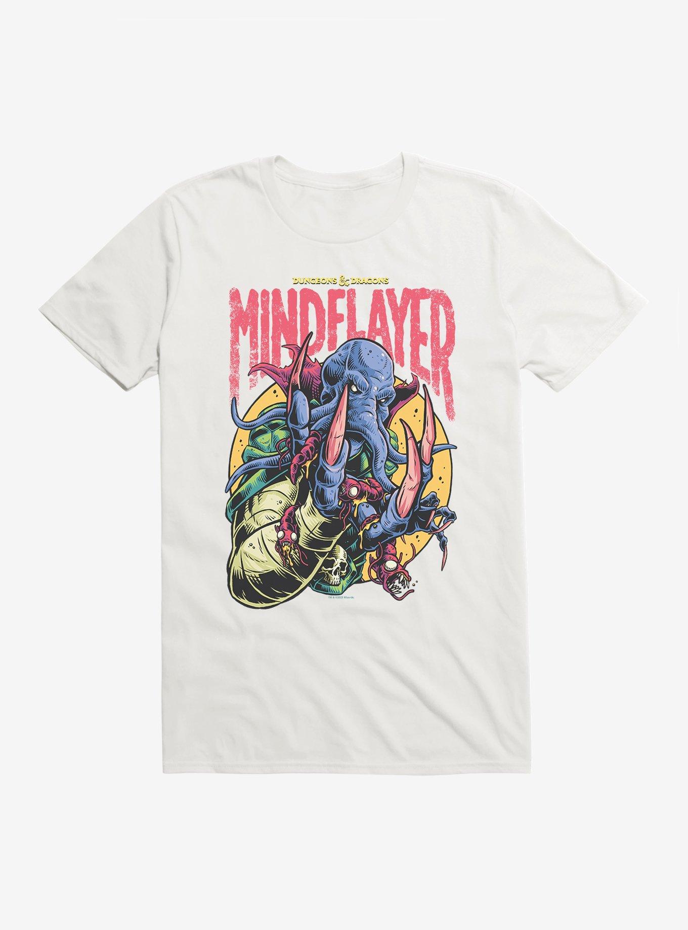 Dungeons And Dragons Mindflayer T-Shirt, WHITE, hi-res
