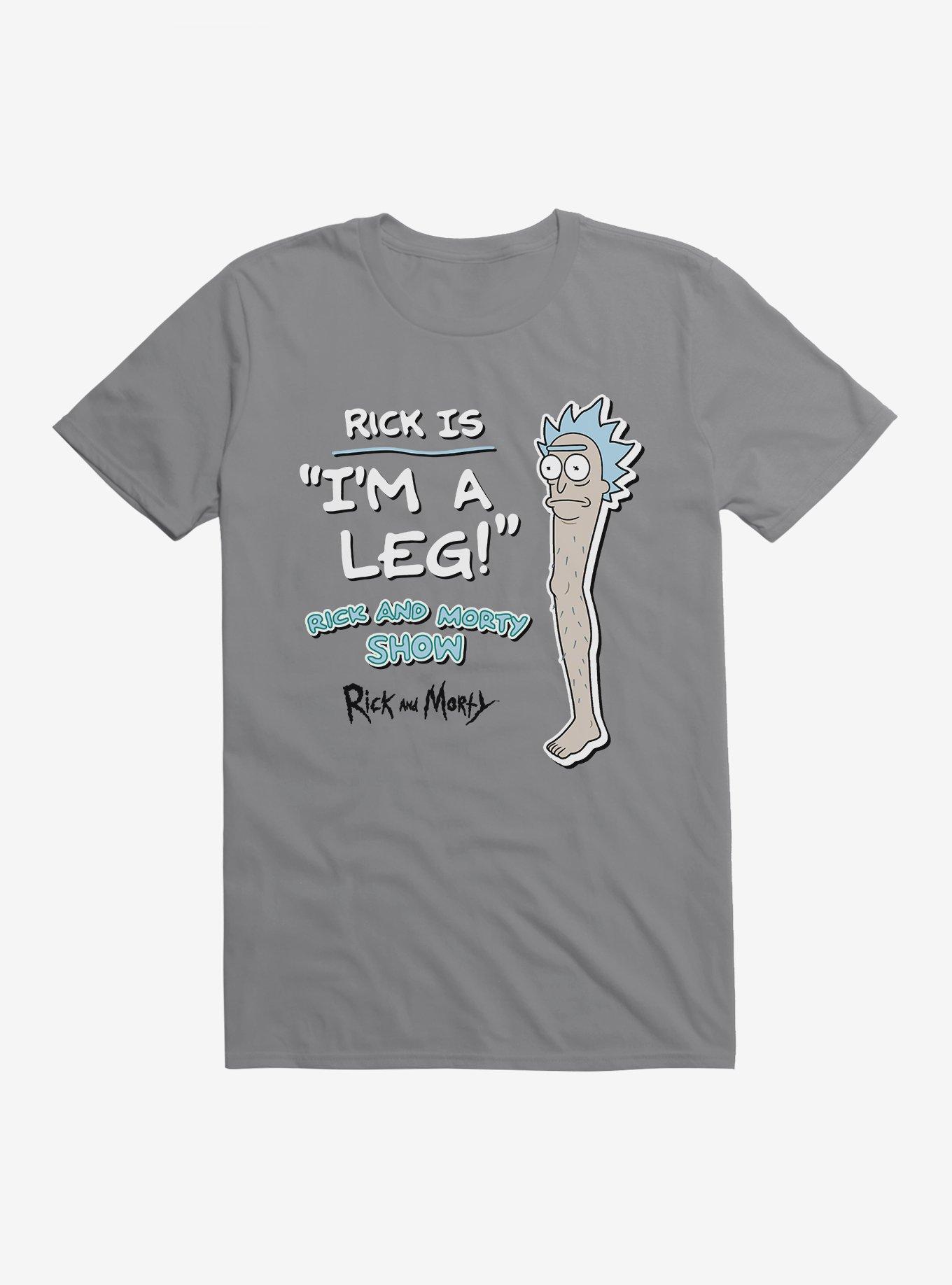 Rick And Morty Rick Is A Leg T-Shirt, , hi-res