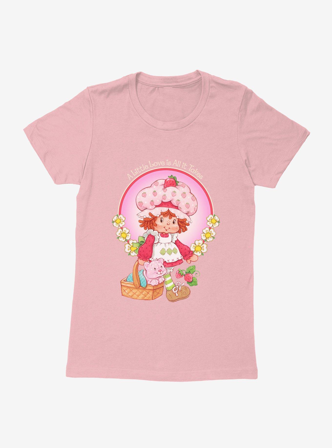 Strawberry Shortcake A Little Love Is All It Takes Womens T-Shirt
