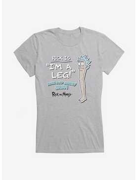 Rick And Morty Rick Is A Leg Girls T-Shirt, , hi-res