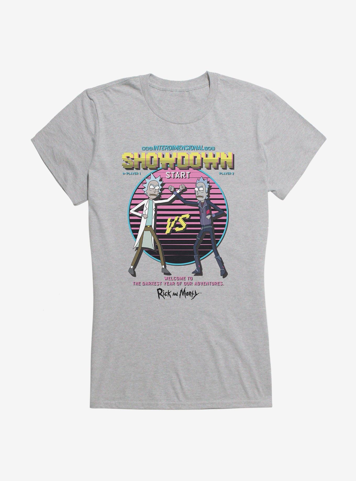 Rick And Morty Interdimensional Showdown Girls T-Shirt, , hi-res
