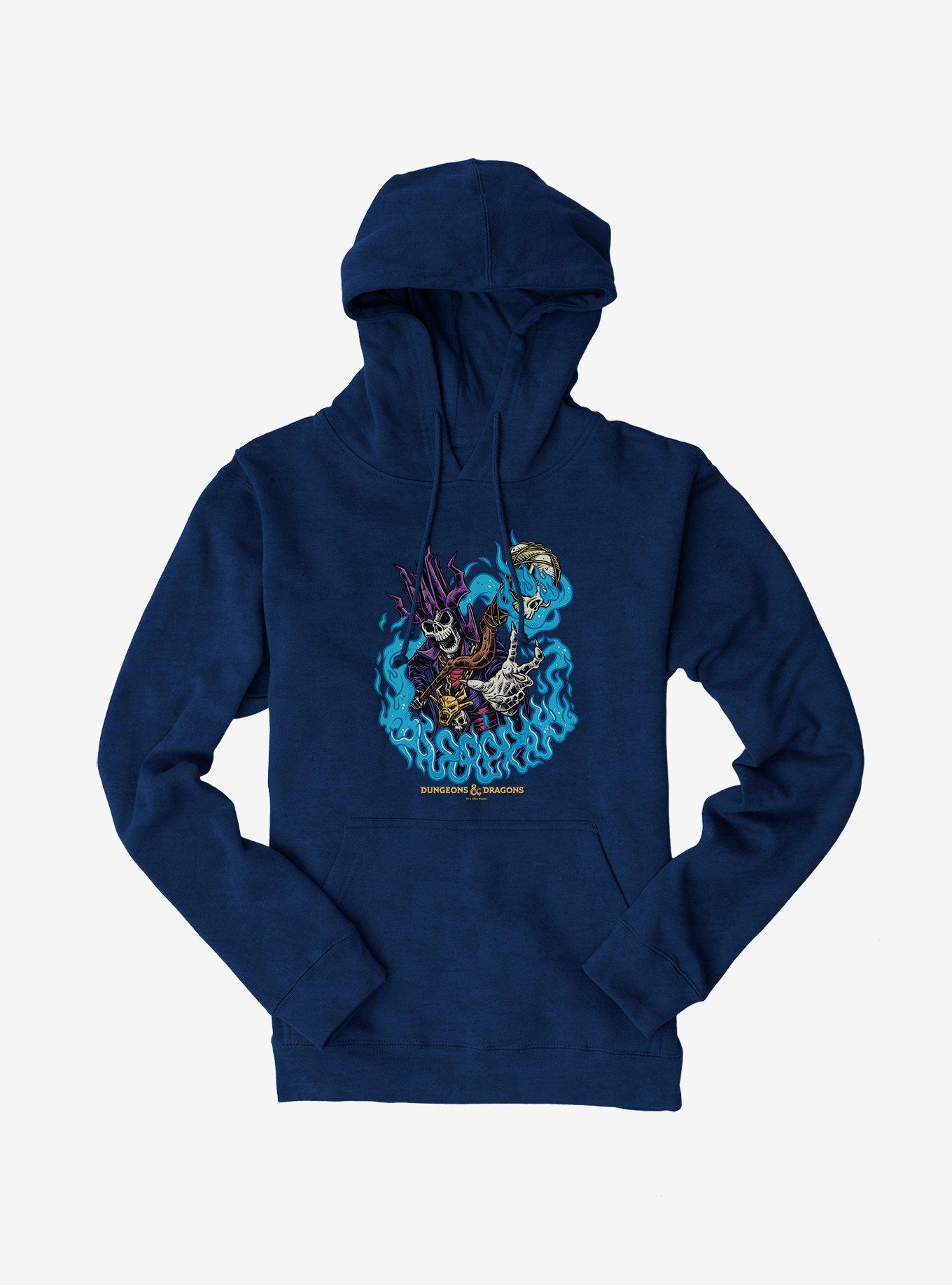 Dungeons And Dragons Acererak Hoodie, NAVY, hi-res