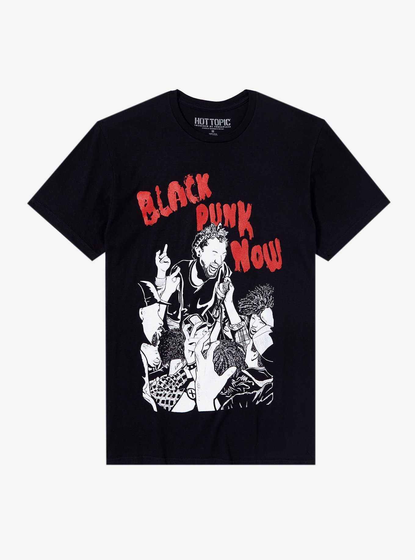 Black Punk Now Singing Together T-Shirt By Spooner's No Fun, , hi-res