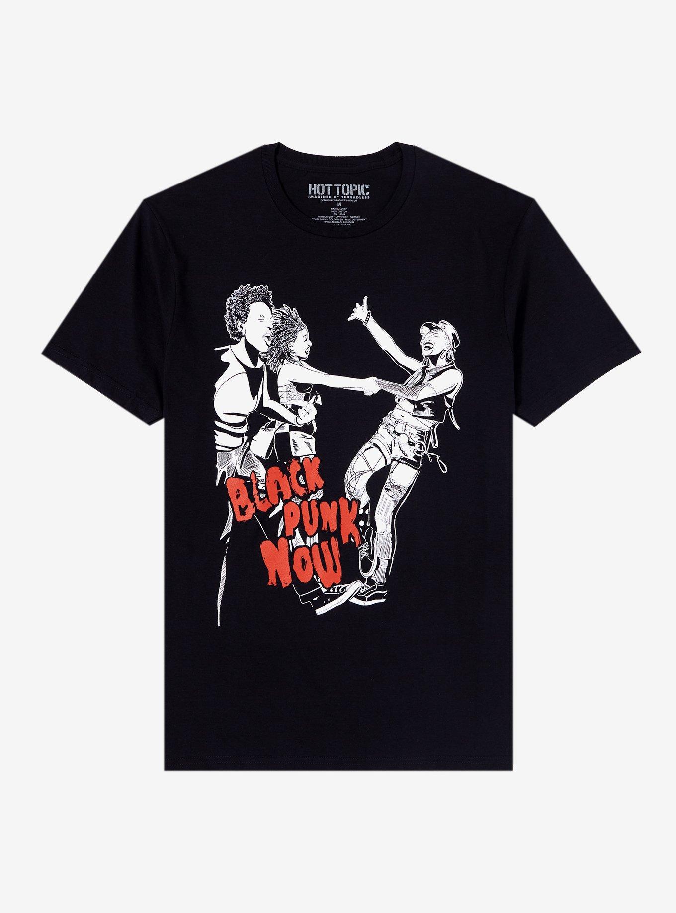 Black Punk Now Dancing T-Shirt By Spooner's No Fun, BLACK, hi-res