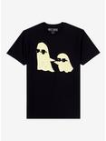 Ghost Sunglasses T-Shirt By Aidadaism, BLACK, hi-res