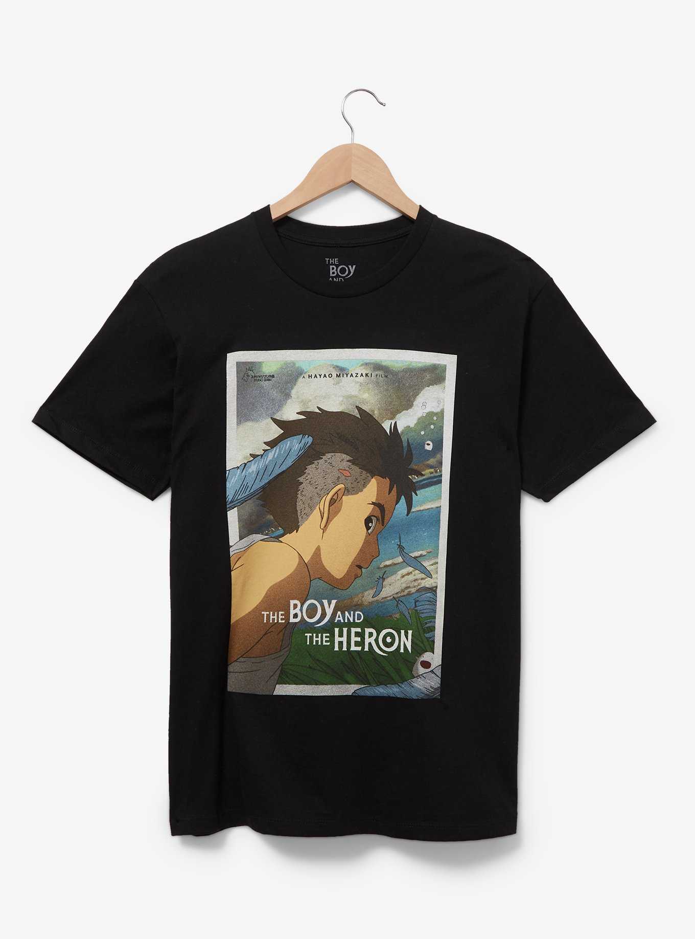 Studio Ghibli The Boy and the Heron Watercolor T-Shirt — BoxLunch Exclusive, , hi-res