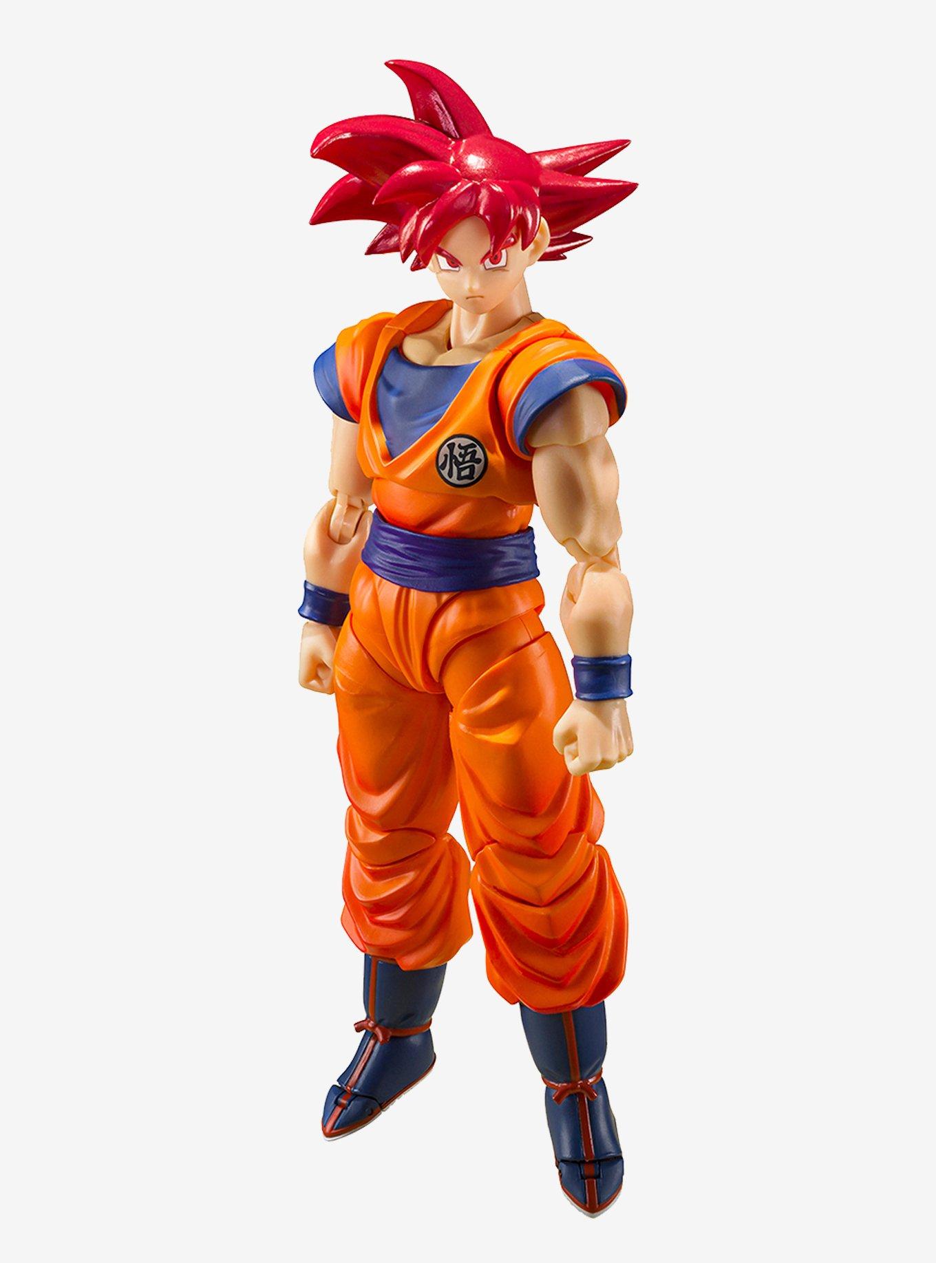 Bandai Spirits Dragon Ball Super S.H.Figuarts Super Saiyan God Goku (Saiyan God Instilled With the Light of Righteous Hearts) Figure