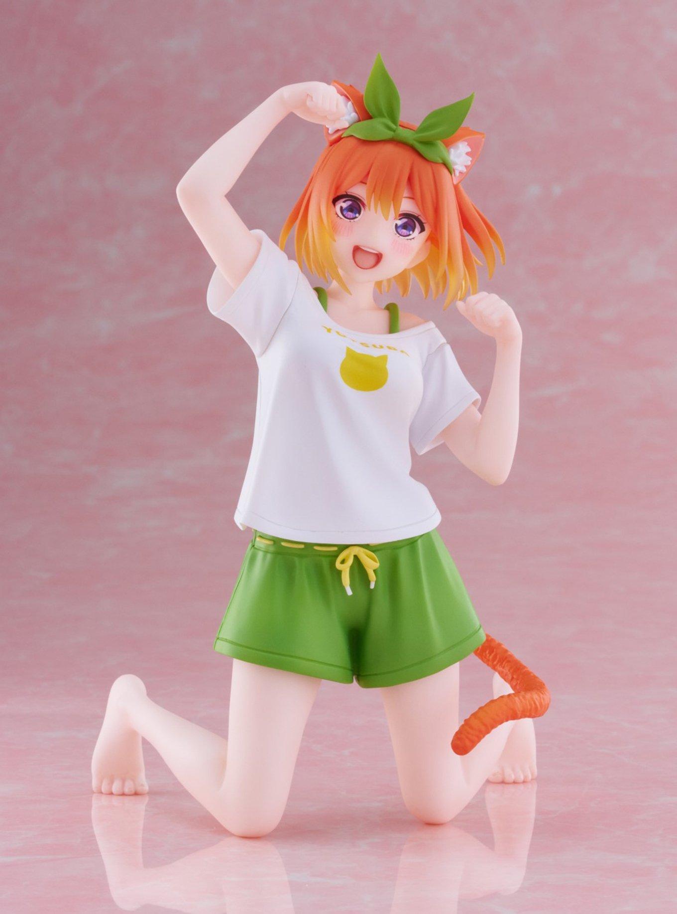 Taito The Quintessential Quintuplets 2 Desktop Cute Yotsuba Nakano Figure (Newley Written Cat Roomwear Ver.), , hi-res