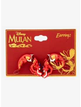 Disney Mulan Mushu Front/Back Earrings, , hi-res