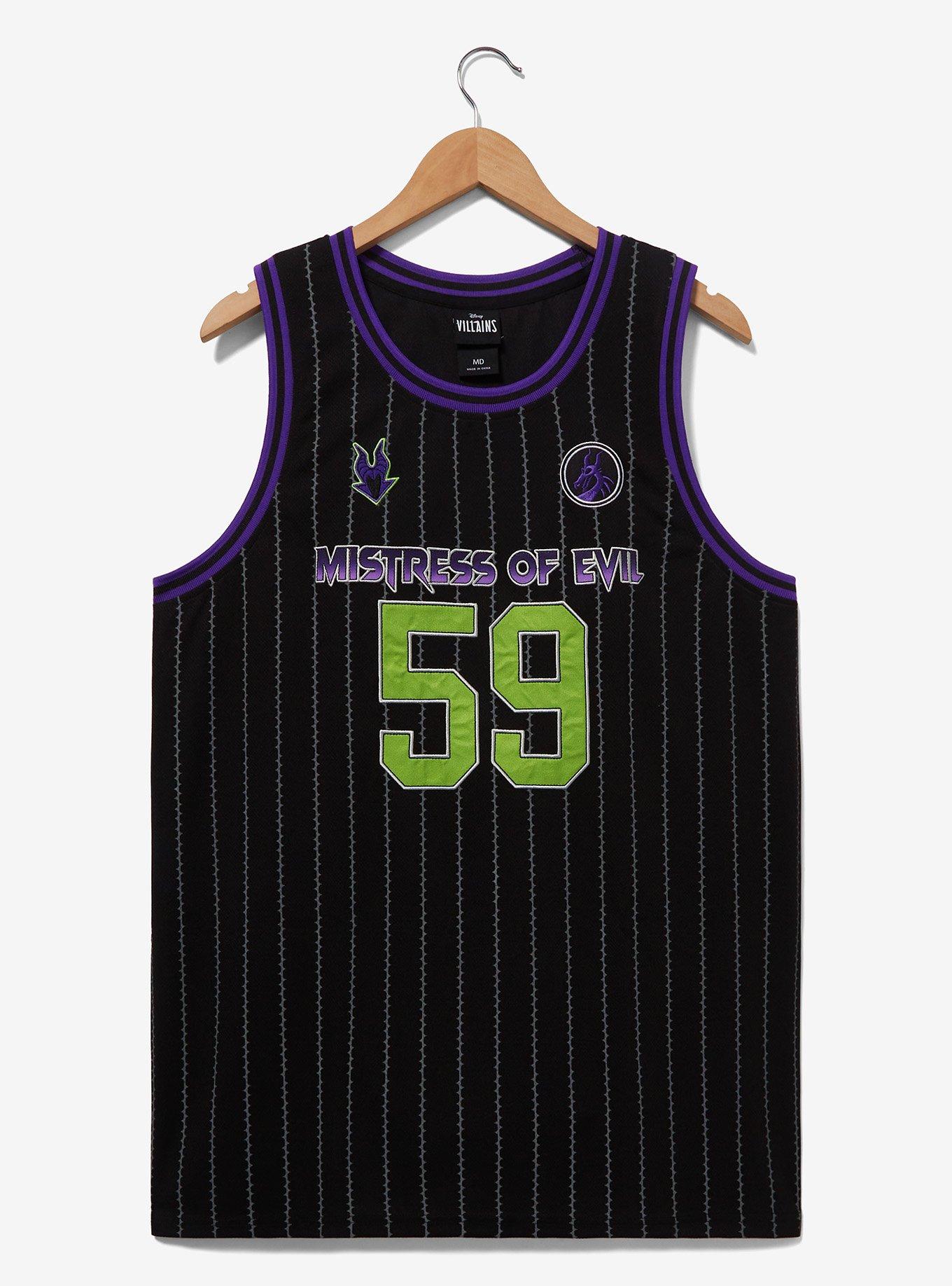 Disney Sleeping Beauty Maleficent Mistress of Evil Tank Jersey - BoxLunch Exclusive, BLACK, hi-res