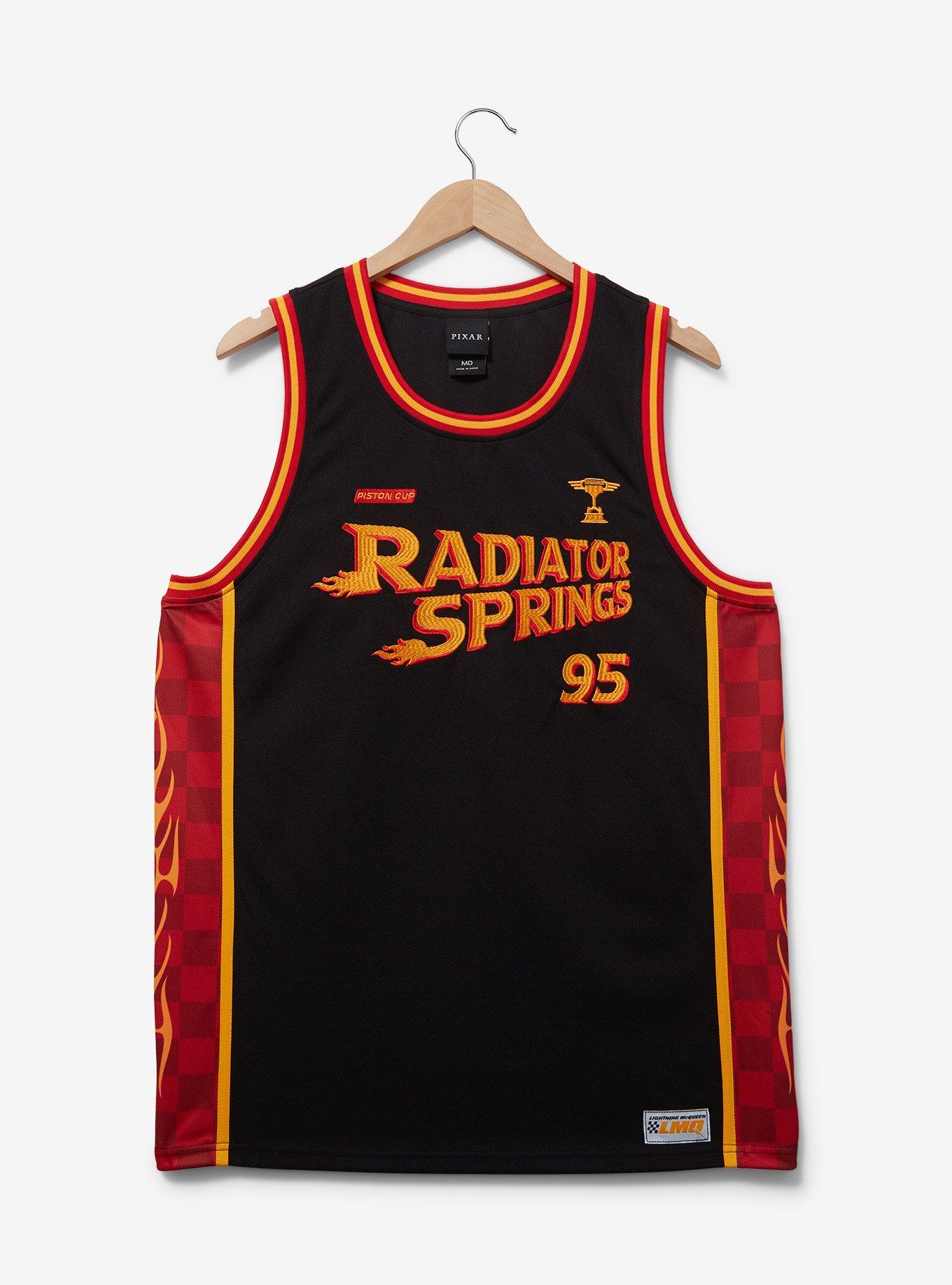 Disney Pixar Cars Lightning McQueen Basketball Jersey - BoxLunch Exclusive, , hi-res