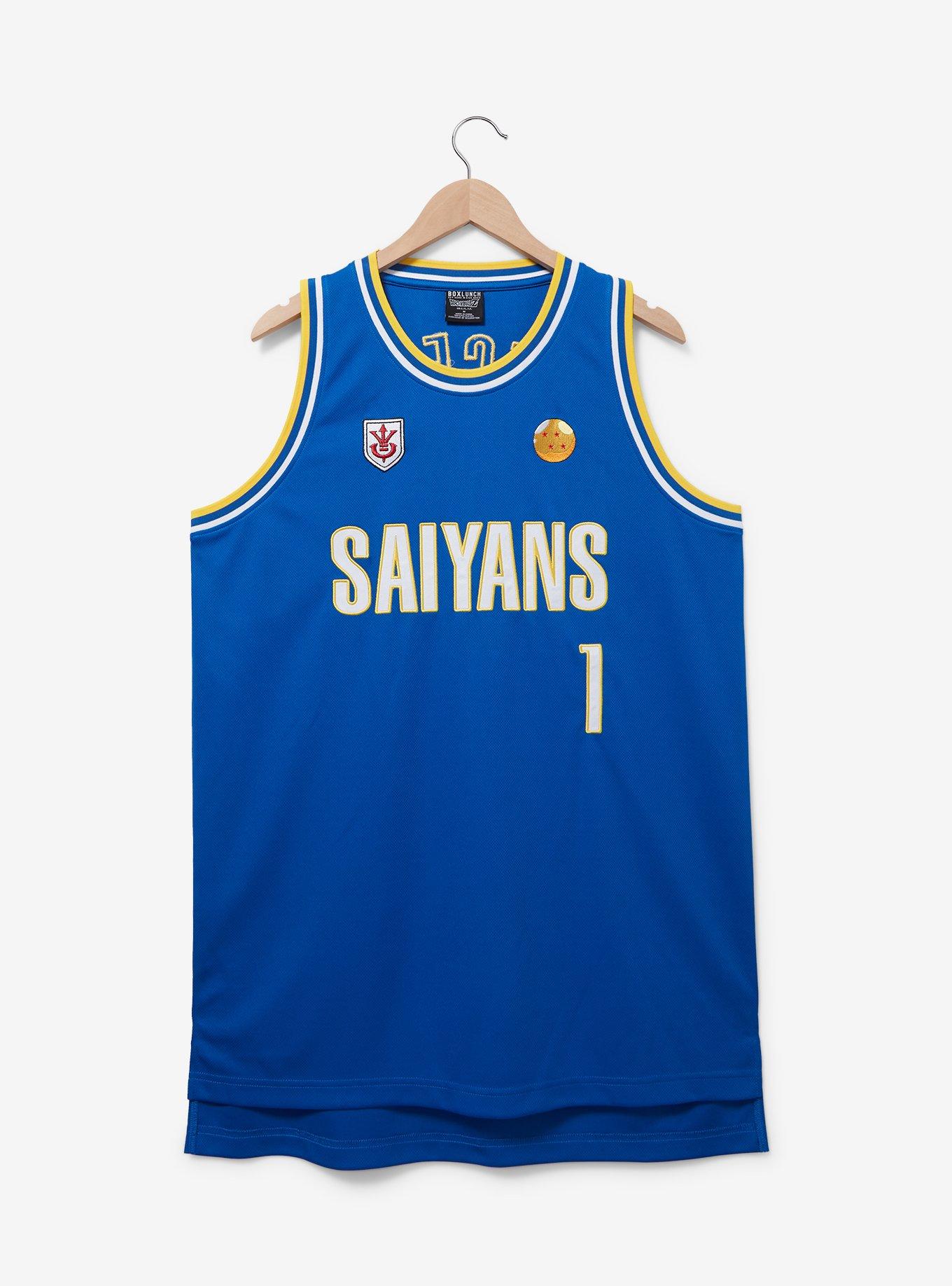 Dragon Ball Z Saiyan Vegeta Basketball Jersey — BoxLunch Exclusive, , hi-res