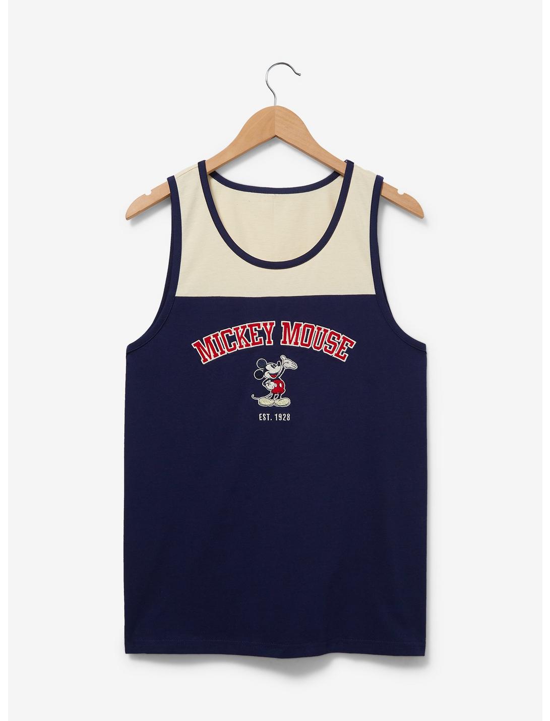 Disney Mickey Mouse Panel Tank - BoxLunch Exclusive, NAVY, hi-res