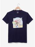 Bluey Family Portrait T-Shirt — BoxLunch Exclusive, NAVY, hi-res
