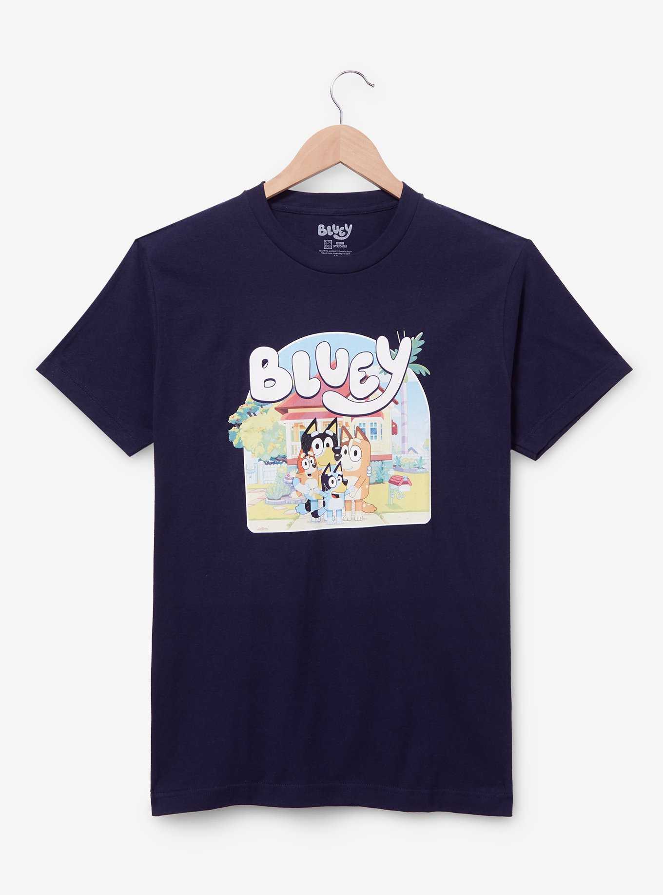 Bluey Family Portrait T-Shirt — BoxLunch Exclusive, , hi-res
