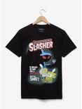 SpongeBob SquarePants Hash-Slinging Slasher Portrait T-Shirt - BoxLunch Exclusive, BLACK, hi-res