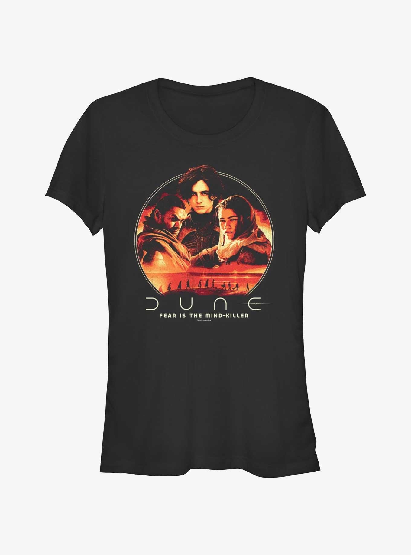 Dune: Part Two Fear Is The Mind-Killer Girls T-Shirt, BLACK, hi-res