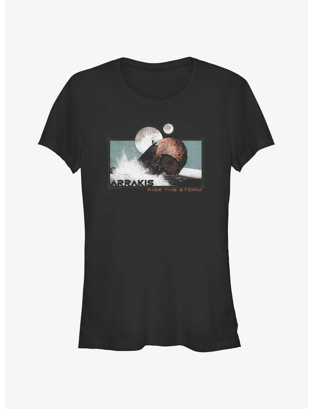 Dune: Part Two Ride The Storm Girls T-Shirt, BLACK, hi-res