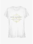 Dune: Part Two Bene Gesserit Sigil Girls T-Shirt, WHITE, hi-res