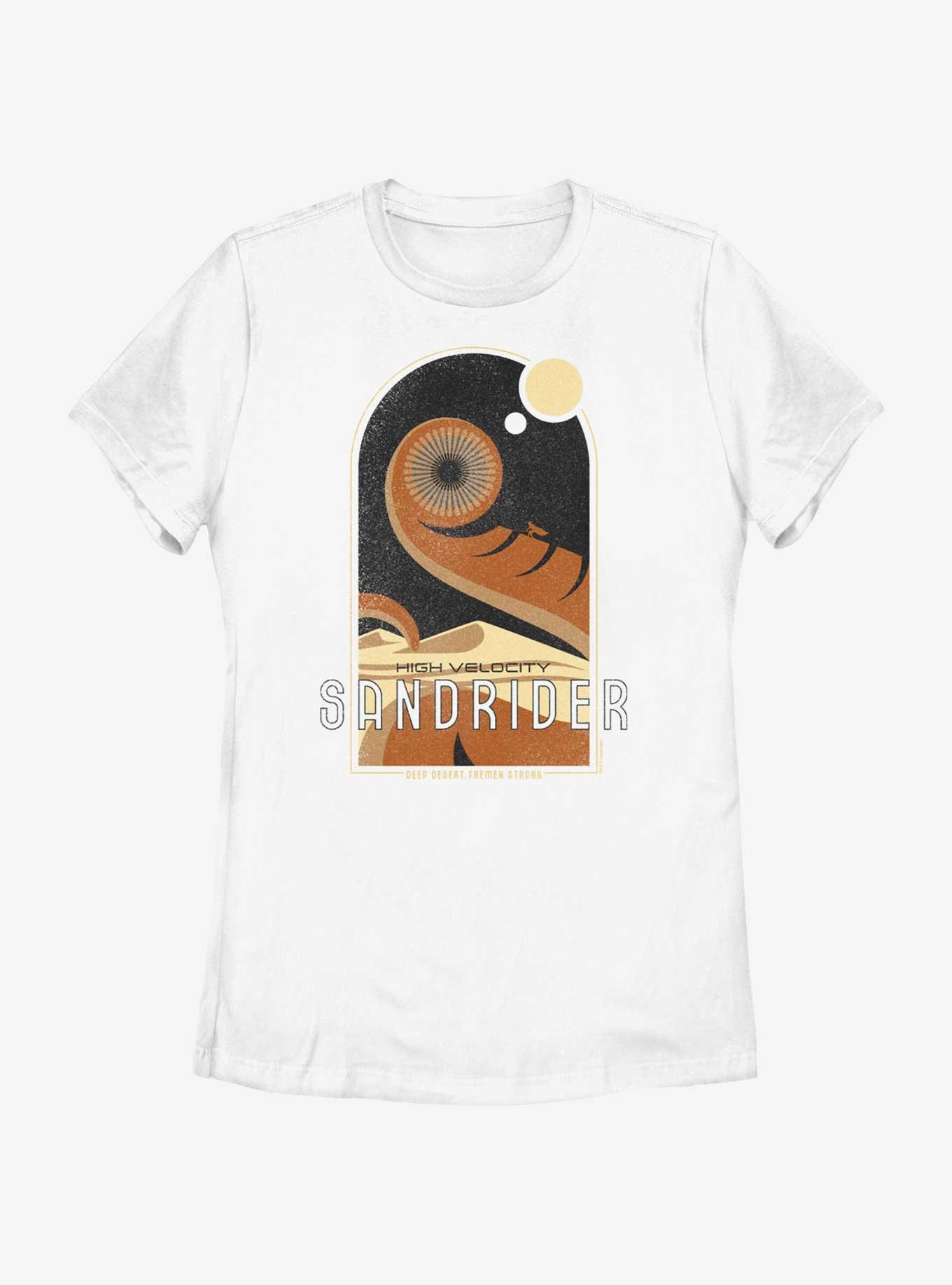 Dune: Part Two High Velocity Sandrider Womens T-Shirt, WHITE, hi-res