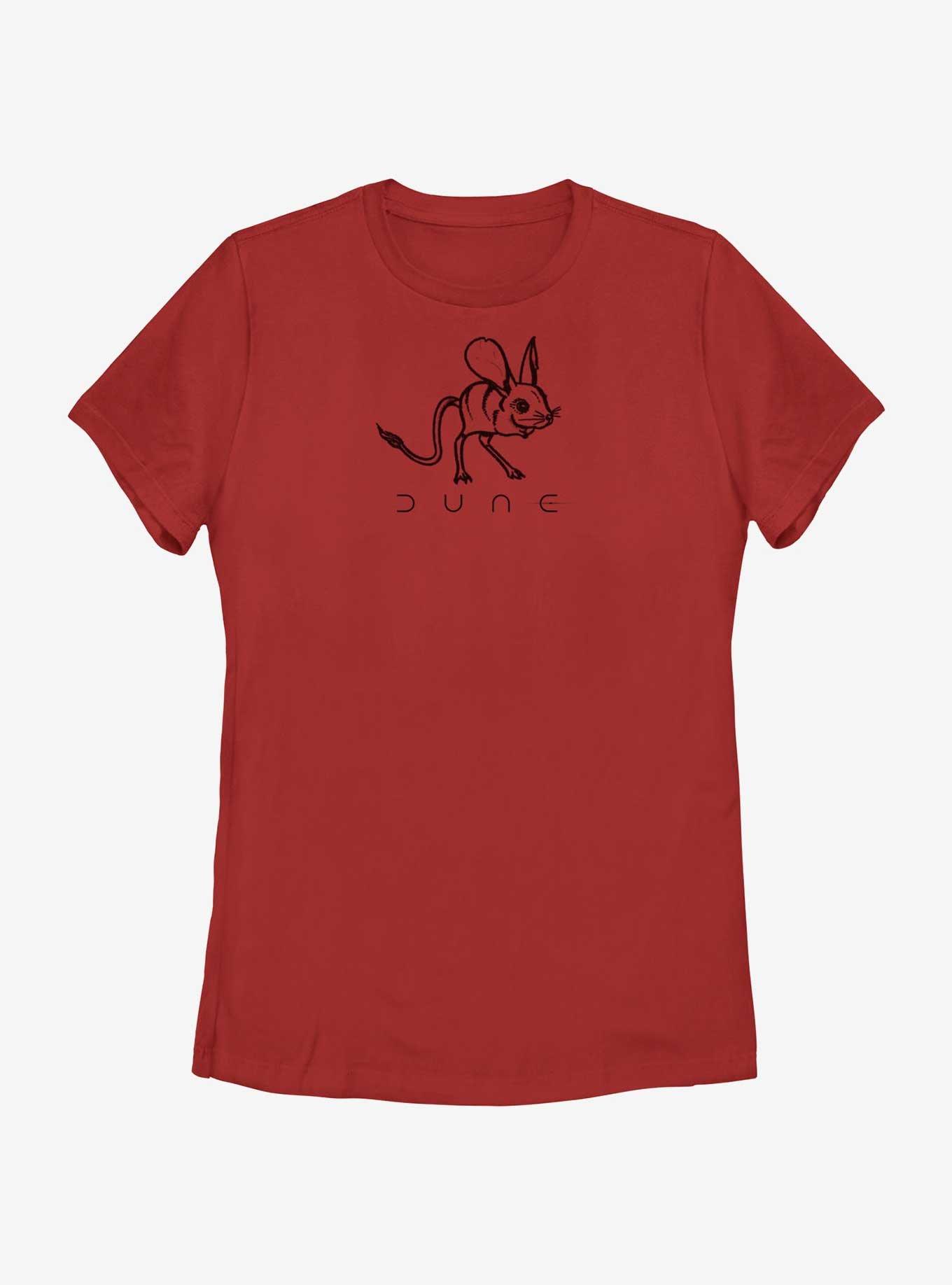 Dune: Part Two Desert Mouse Womens T-Shirt, RED, hi-res