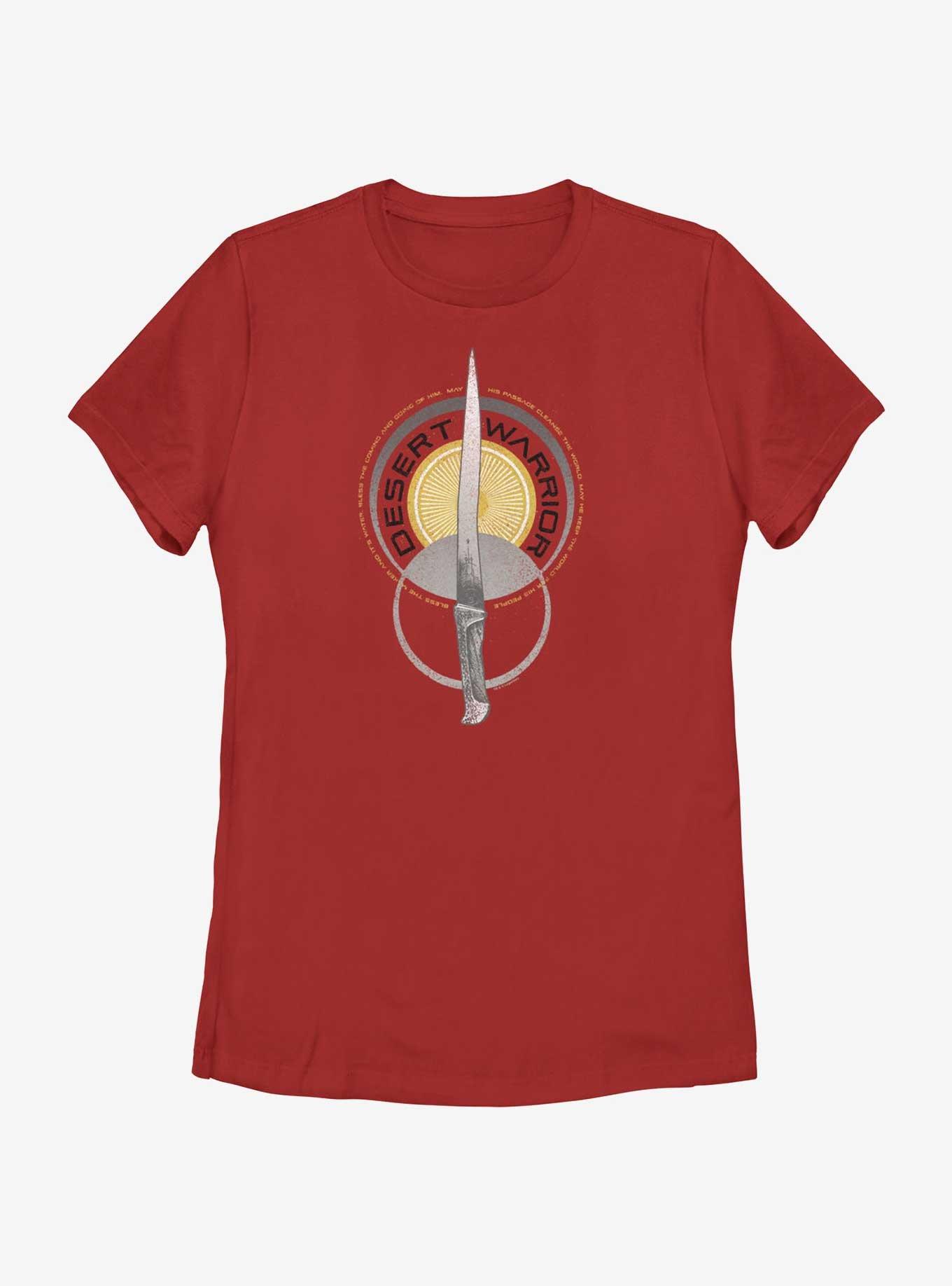 Dune: Part Two Desert Warrior Womens T-Shirt, RED, hi-res