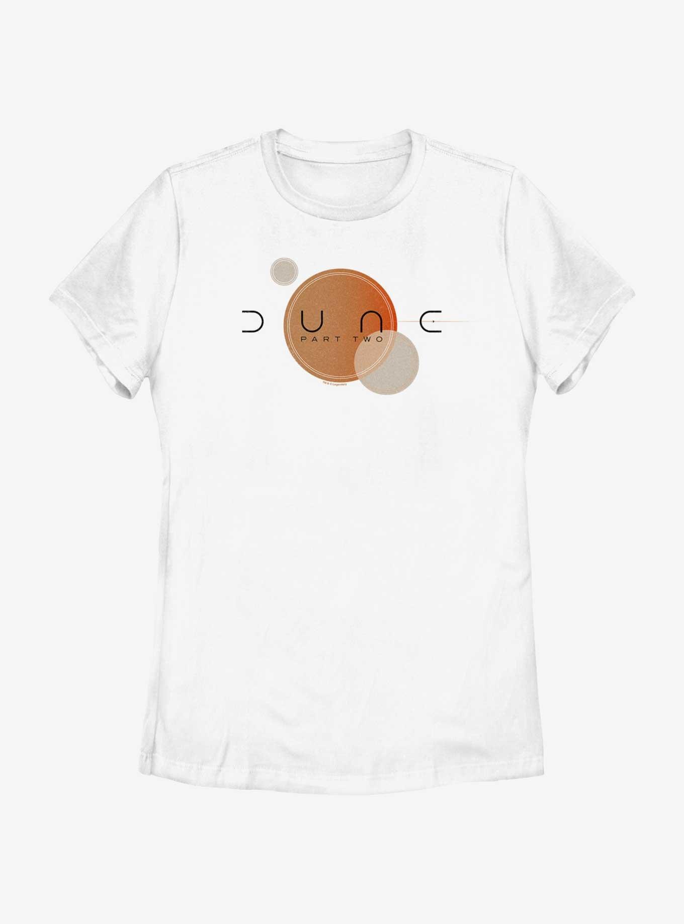 Dune: Part Two Planet Logo Womens T-Shirt, WHITE, hi-res