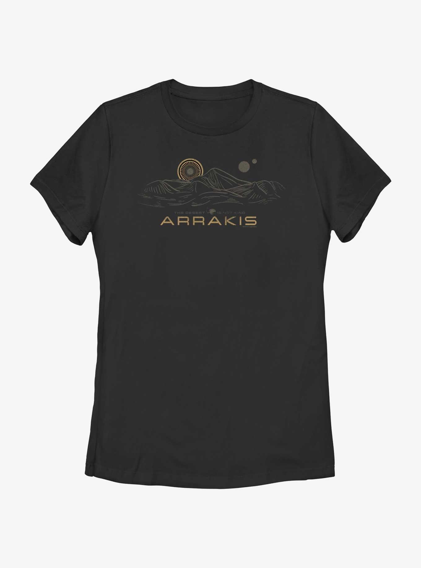 Dune: Part Two Arrakis Desert Womens T-Shirt, BLACK, hi-res