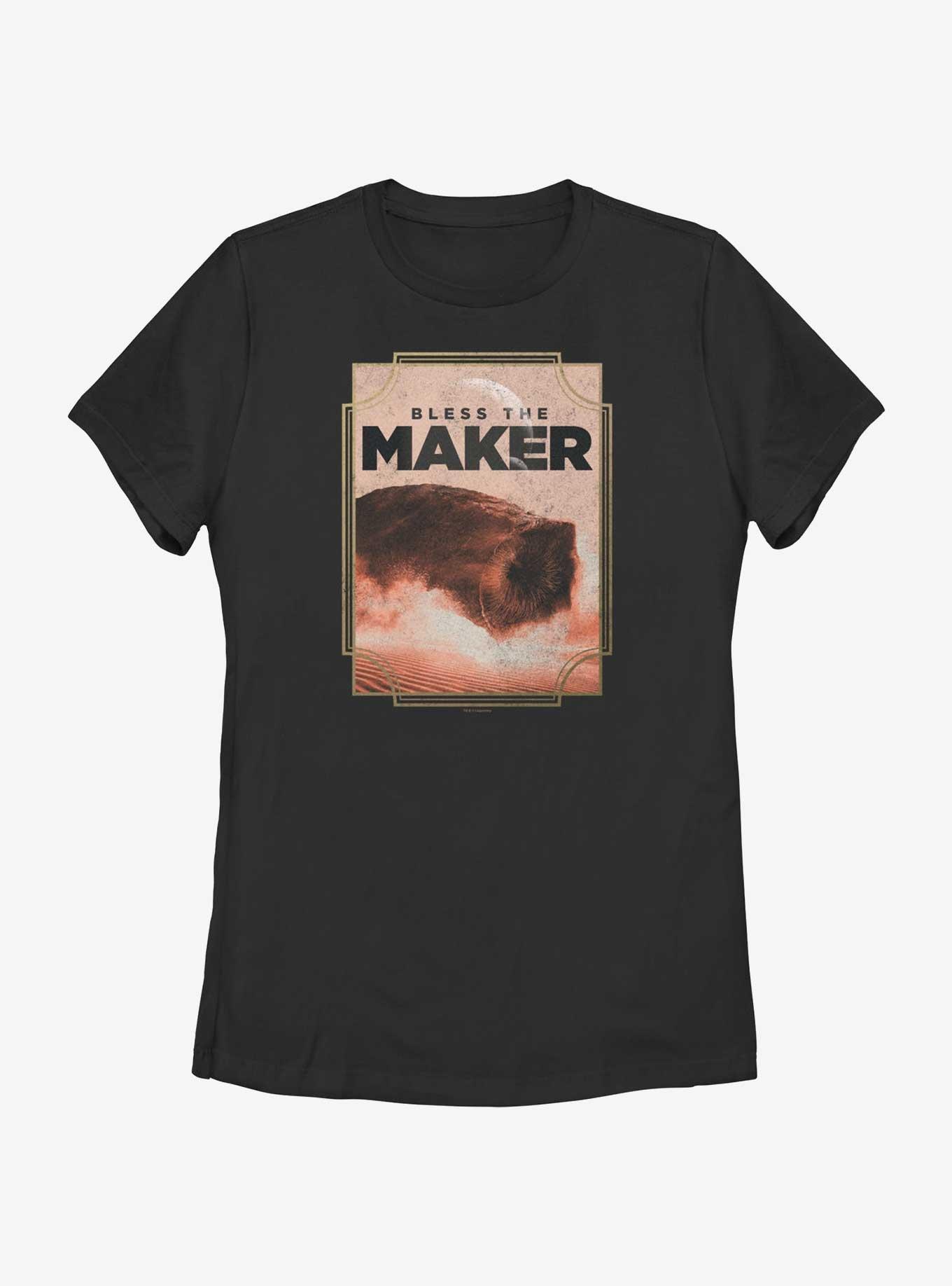 Dune: Part Two Bless The Maker Womens T-Shirt, BLACK, hi-res