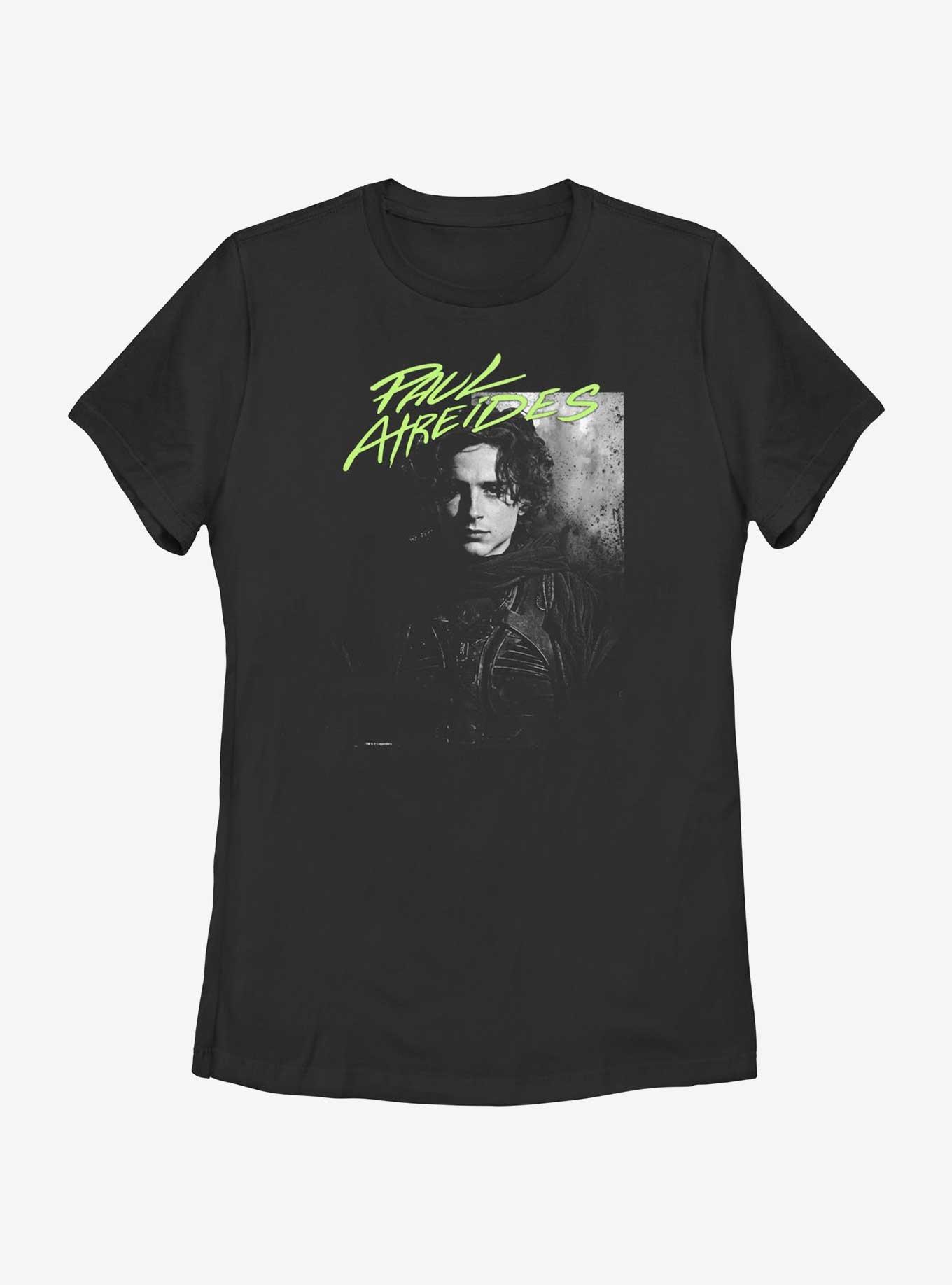 Dune: Part Two Paul Atreides Portrait Womens T-Shirt, BLACK, hi-res