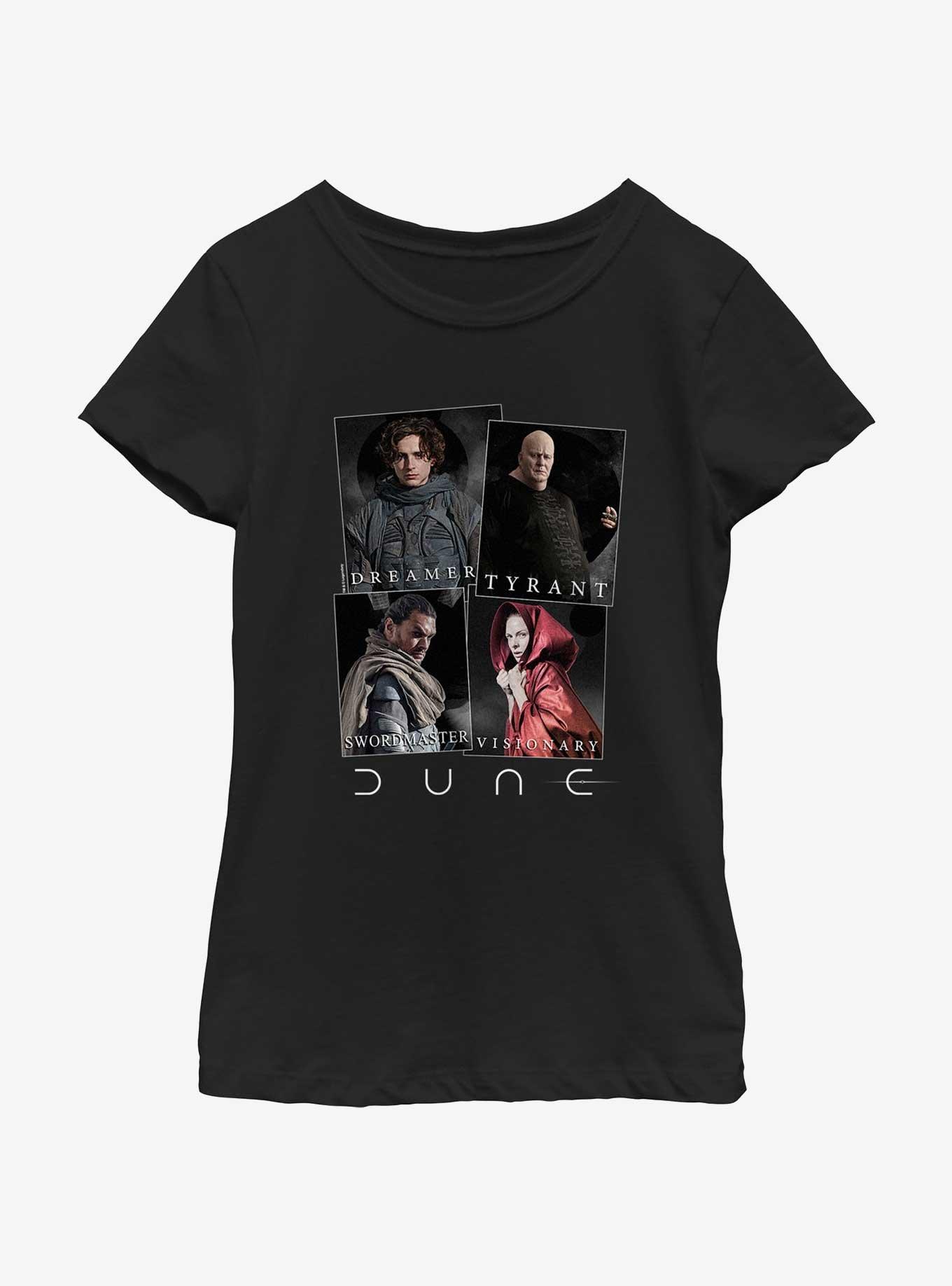 Dune: Part Two Dreamer Tyrant Sword Master Visionary Youth Girls T-Shirt, , hi-res