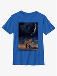 Dune: Part Two Harkonnen Chase Poster Youth T-Shirt, ROYAL, hi-res