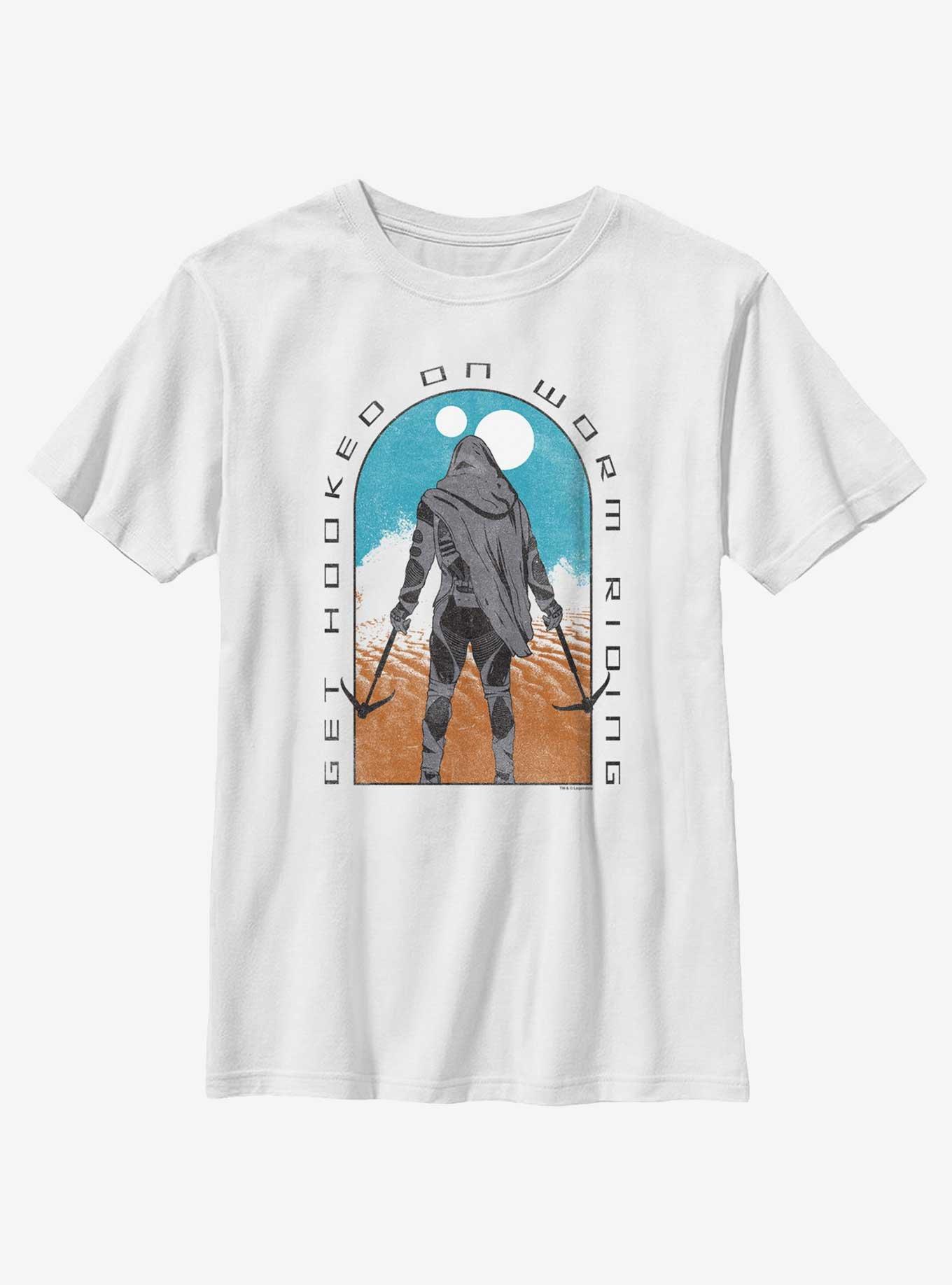 Dune: Part Two Desert Rider Youth T-Shirt, WHITE, hi-res