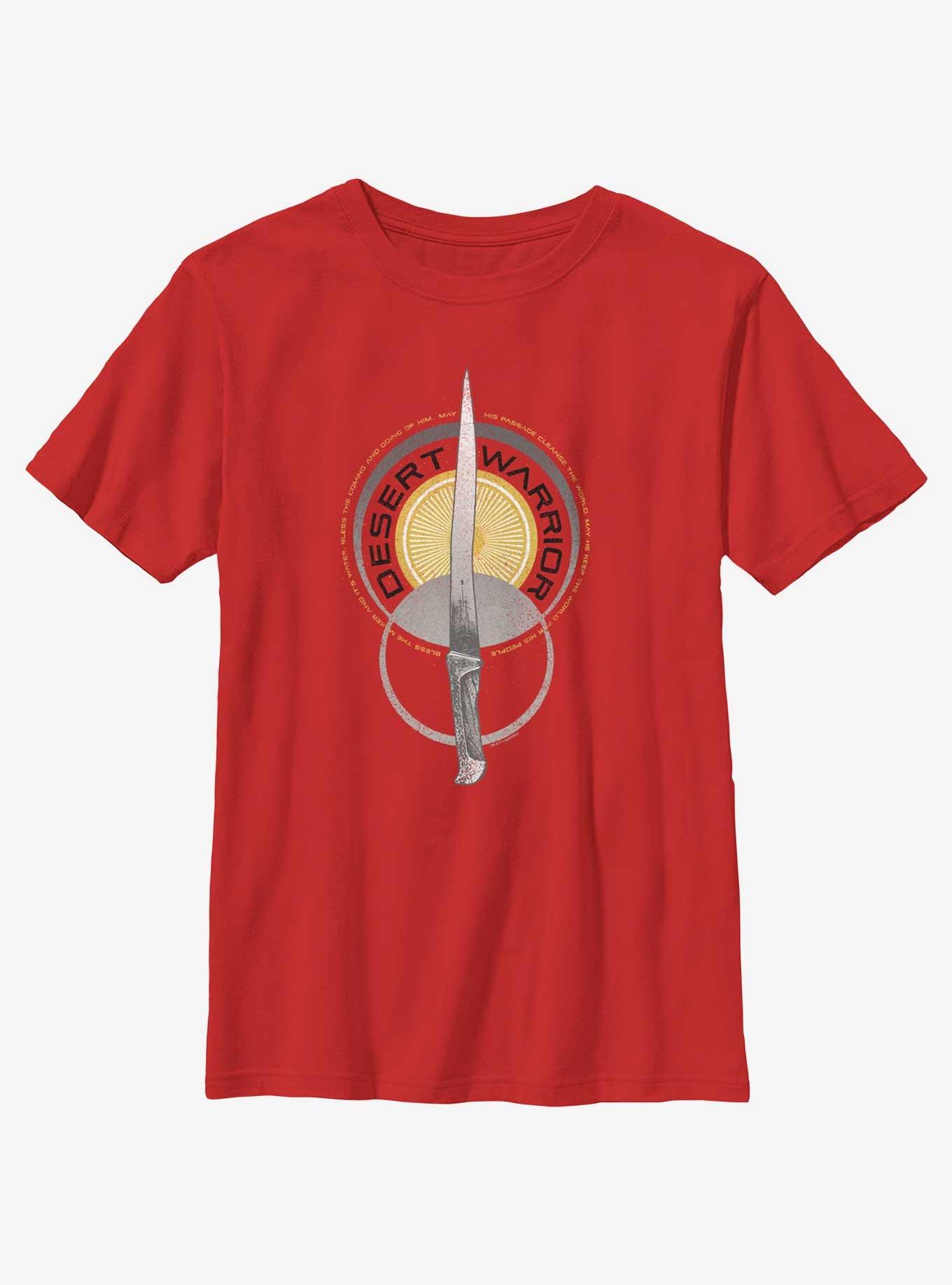 Dune: Part Two Desert Warrior Youth T-Shirt, RED, hi-res