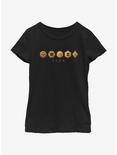Dune: Part Two Emblems Youth Girls T-Shirt, BLACK, hi-res