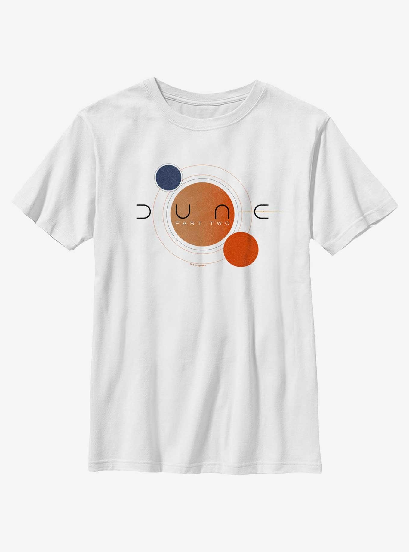 Dune: Part Two Planet System Youth T-Shirt, WHITE, hi-res