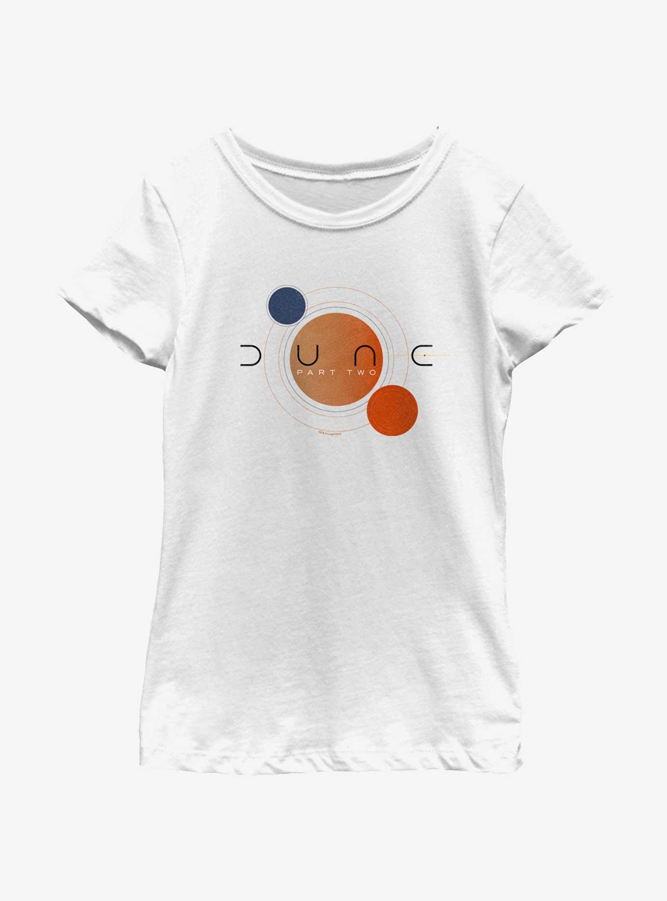 Dune: Part Two Planet System Youth Girls T-Shirt, WHITE, hi-res