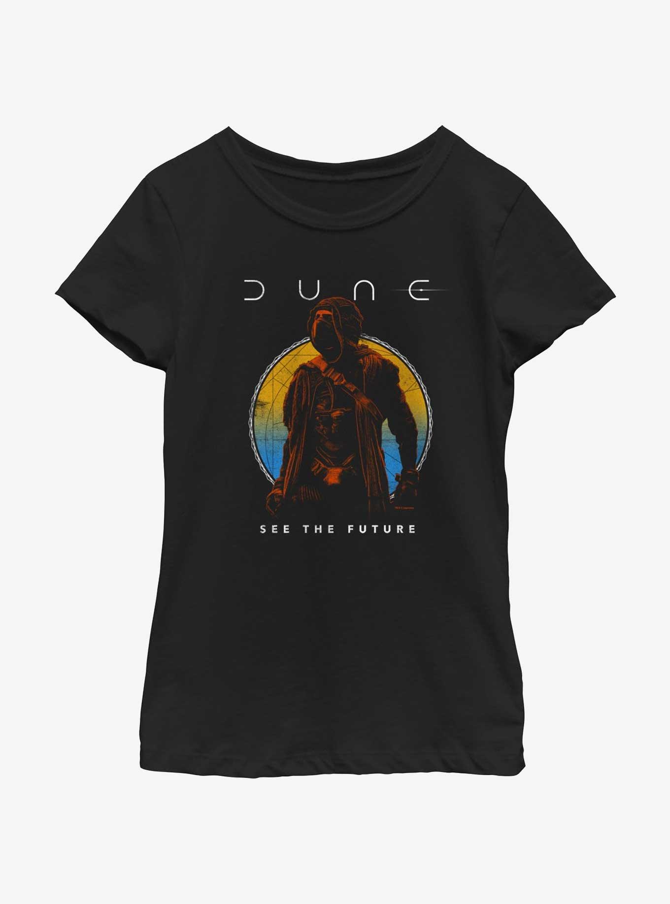 Dune: Part Two See The Future Youth Girls T-Shirt, BLACK, hi-res