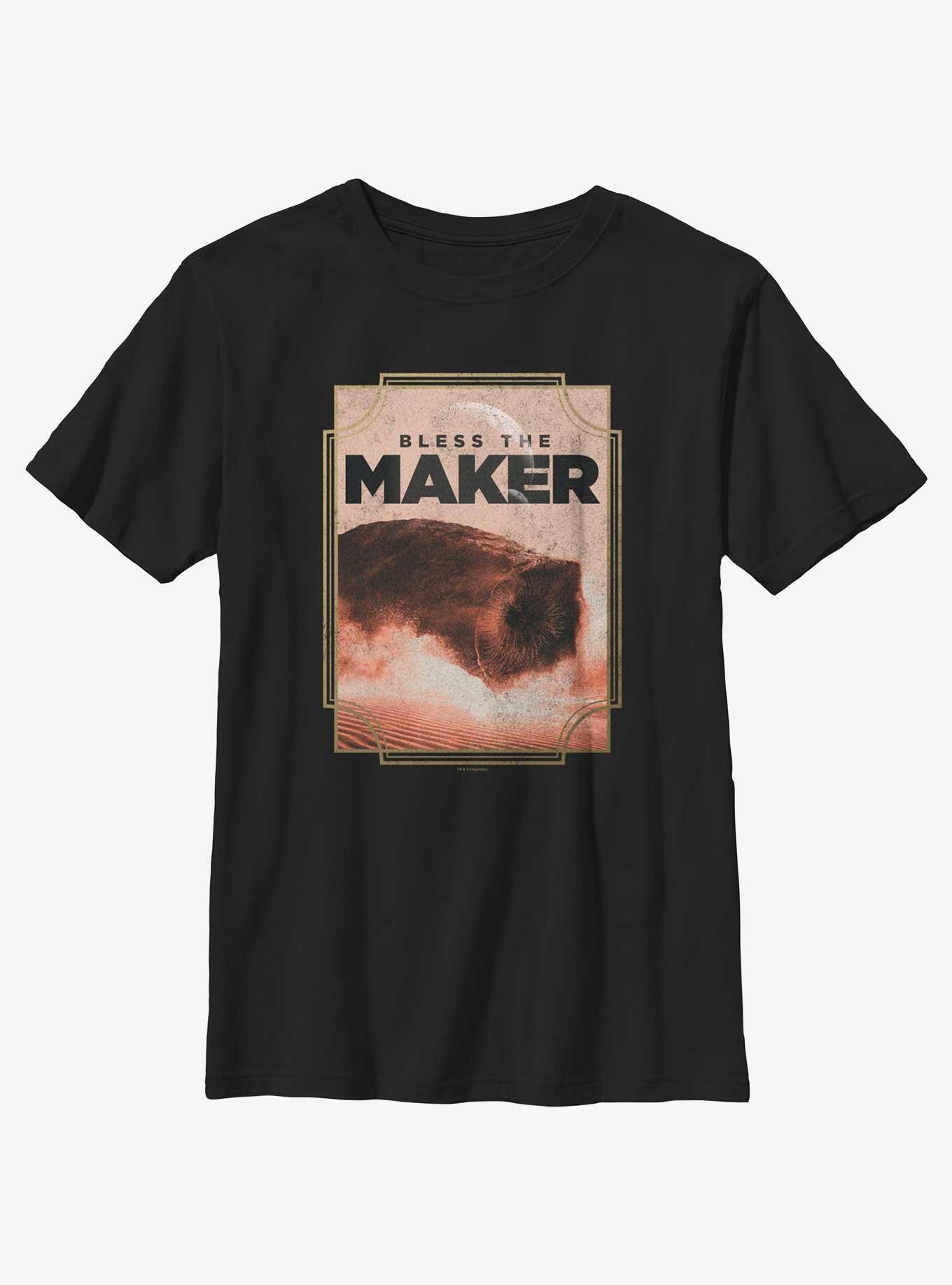 Dune: Part Two Bless The Maker Youth T-Shirt, BLACK, hi-res