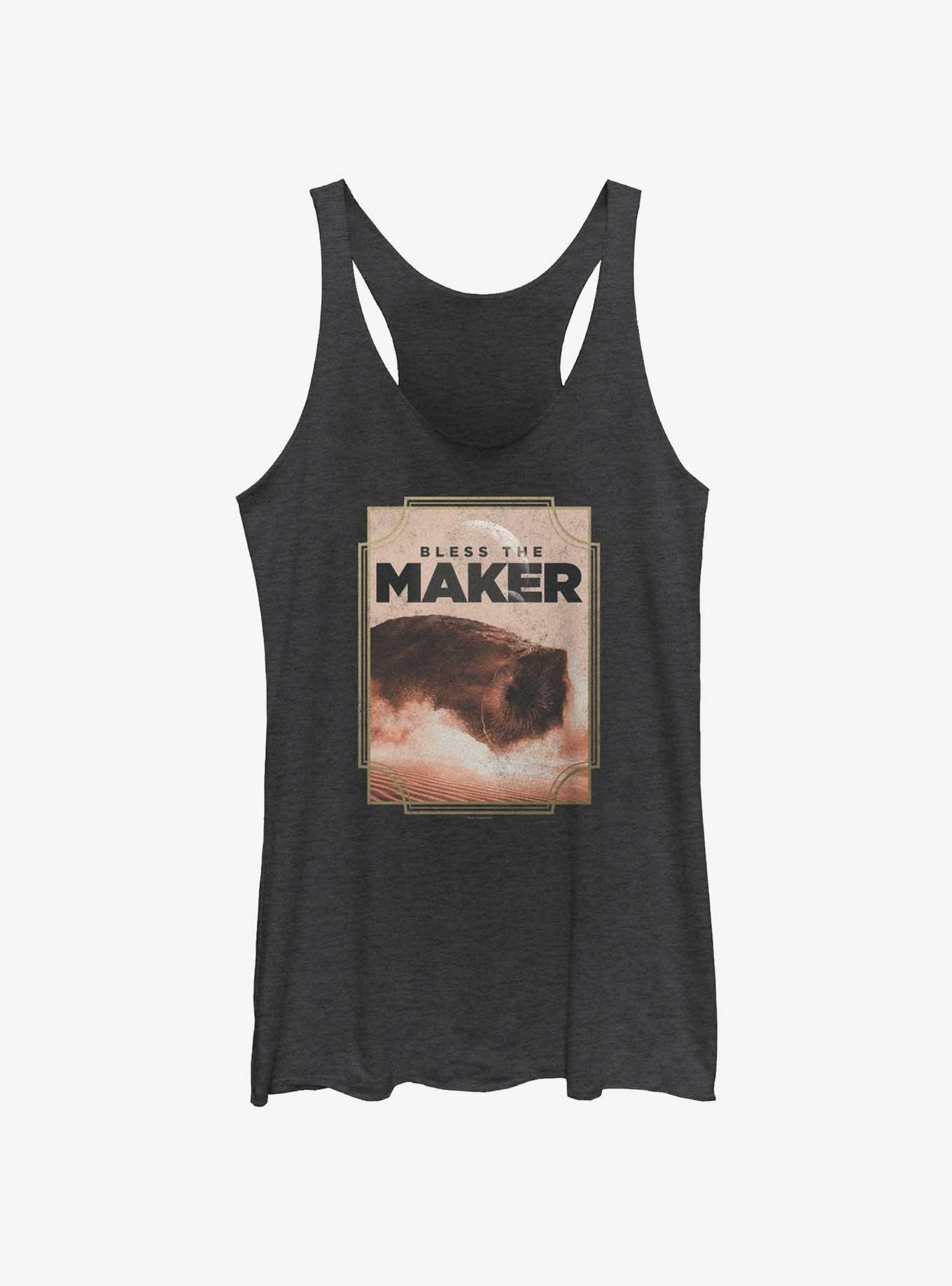 Dune: Part Two Bless The Maker Womens Tank Top, BLK HTR, hi-res