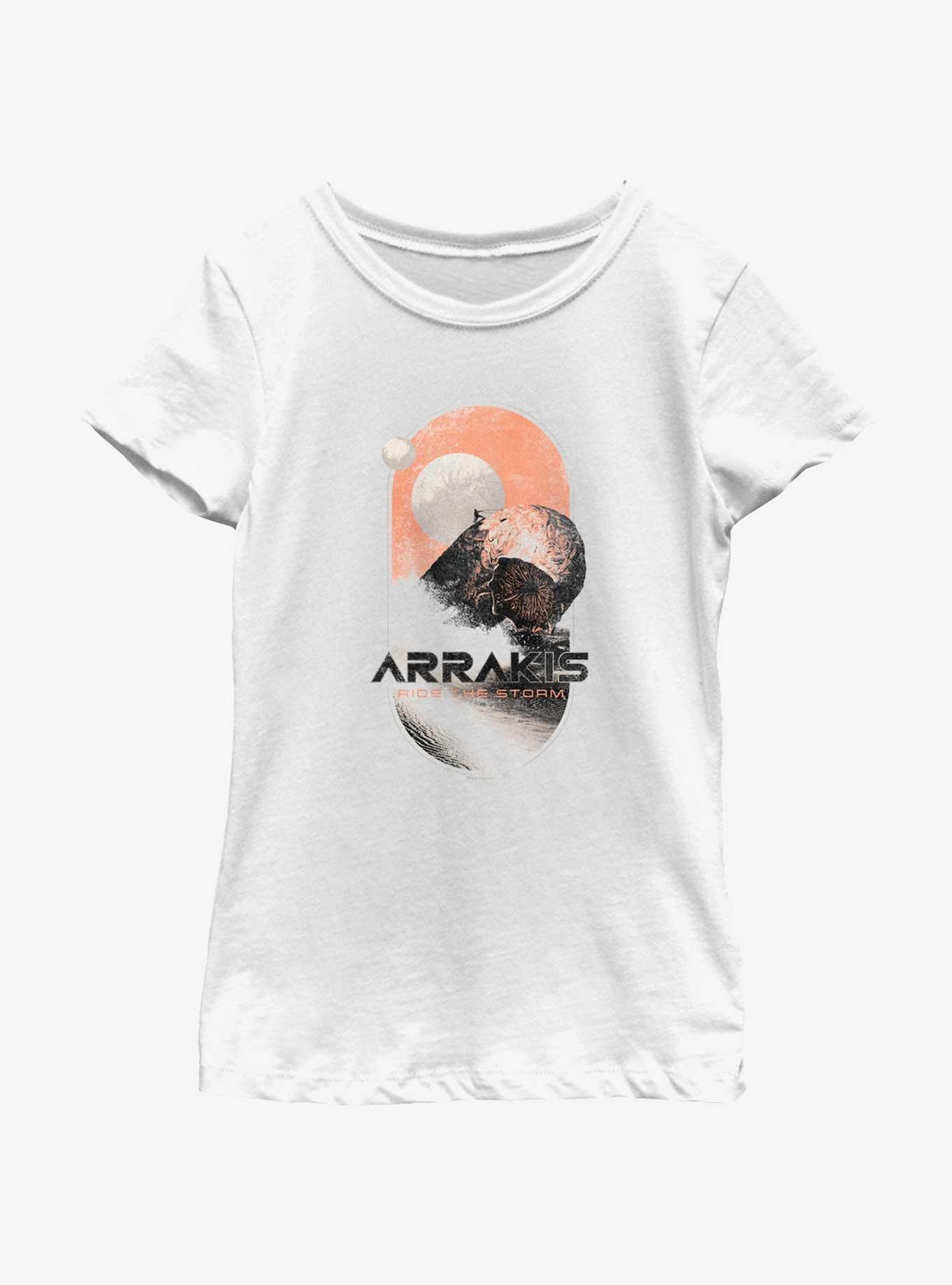 Dune: Part Two Arrakis Window Youth Girls T-Shirt, WHITE, hi-res