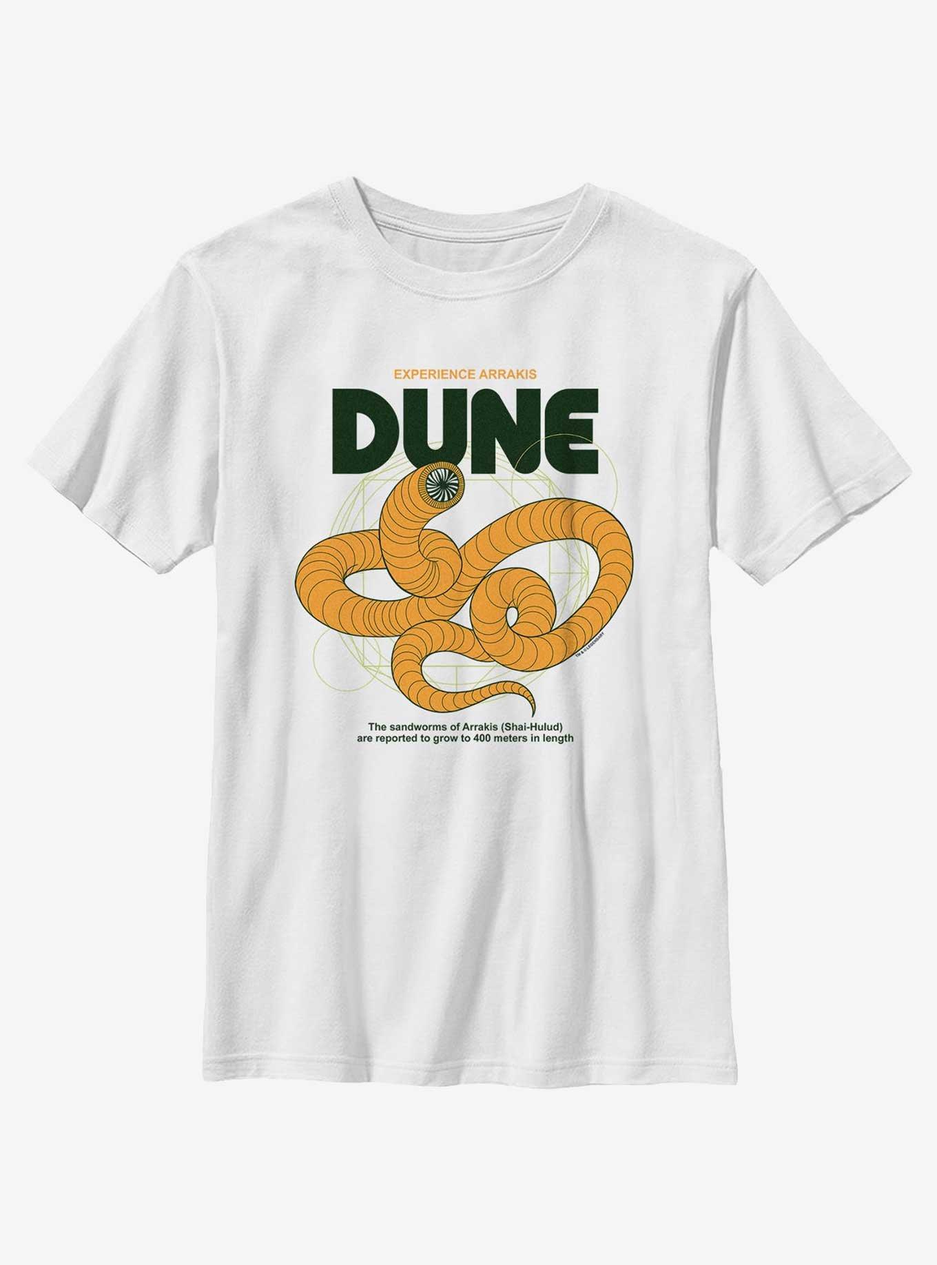 Dune: Part Two Shai Hulud Sandworm Youth T-Shirt, WHITE, hi-res